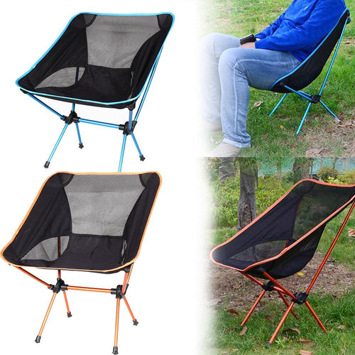 Folding Beach Chair Outdoor Portable Camping Chair Seat Stool