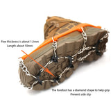 Gripper Non-Slip Shoe Cover Hiking Winter Spikes Cleats Climbing Outdoor