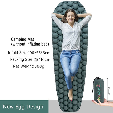 Ultralight Backpacking Camping Sleeping Pad Waterproof Lightweight