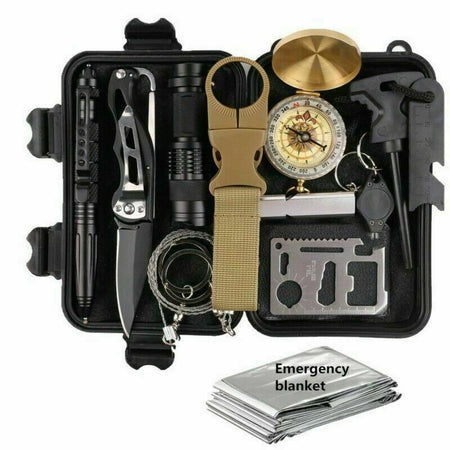 Koala Enterprise Survival Kit Emergency SOS Survive Tool Pack for Camping Hiking