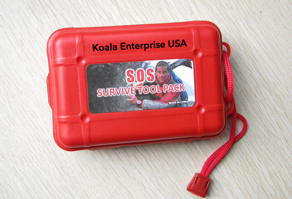 Koala Enterprise Survival Kit Emergency SOS Survive Tool Pack for Camping Hiking