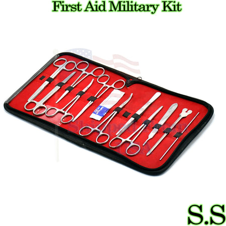 First Aid Kit All Purpose Emergency Outdoor Travel Bag Survival